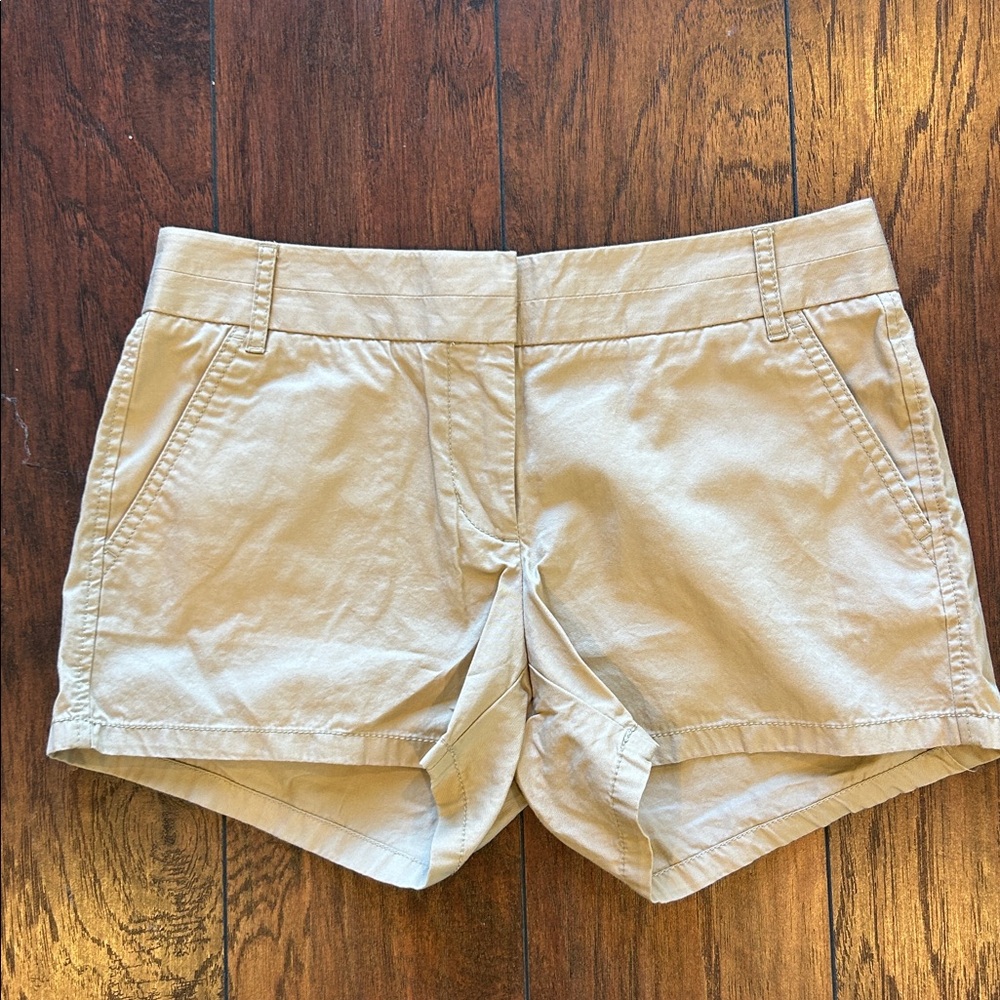 J.Crew Blue Striped Chino Shorts